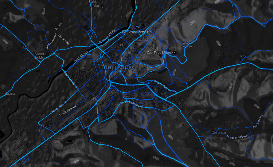 STRAVA Heat Map